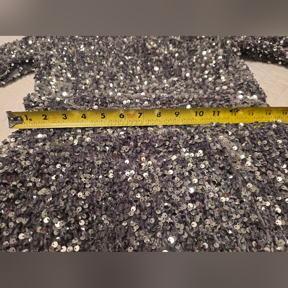 🤩Host Pick❤️NWT Selfie Leslie Sequined Mini Dress Women's Sz Large/US 8 - Picture 9 of 16